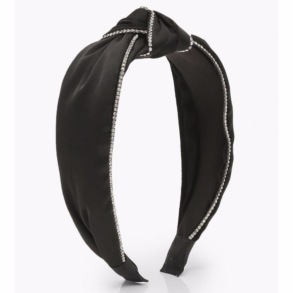 🎀2/$10 Boohoo Rhinestone Trim Twist Knot Headband